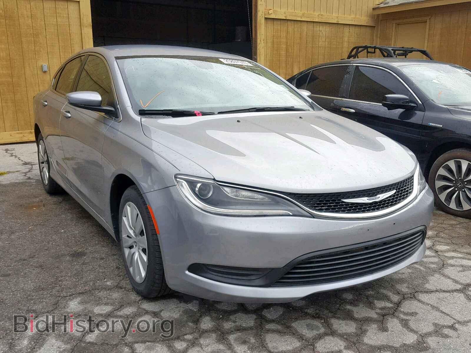 Фотография 1C3CCCFB7GN189293 - CHRYSLER 200 2016