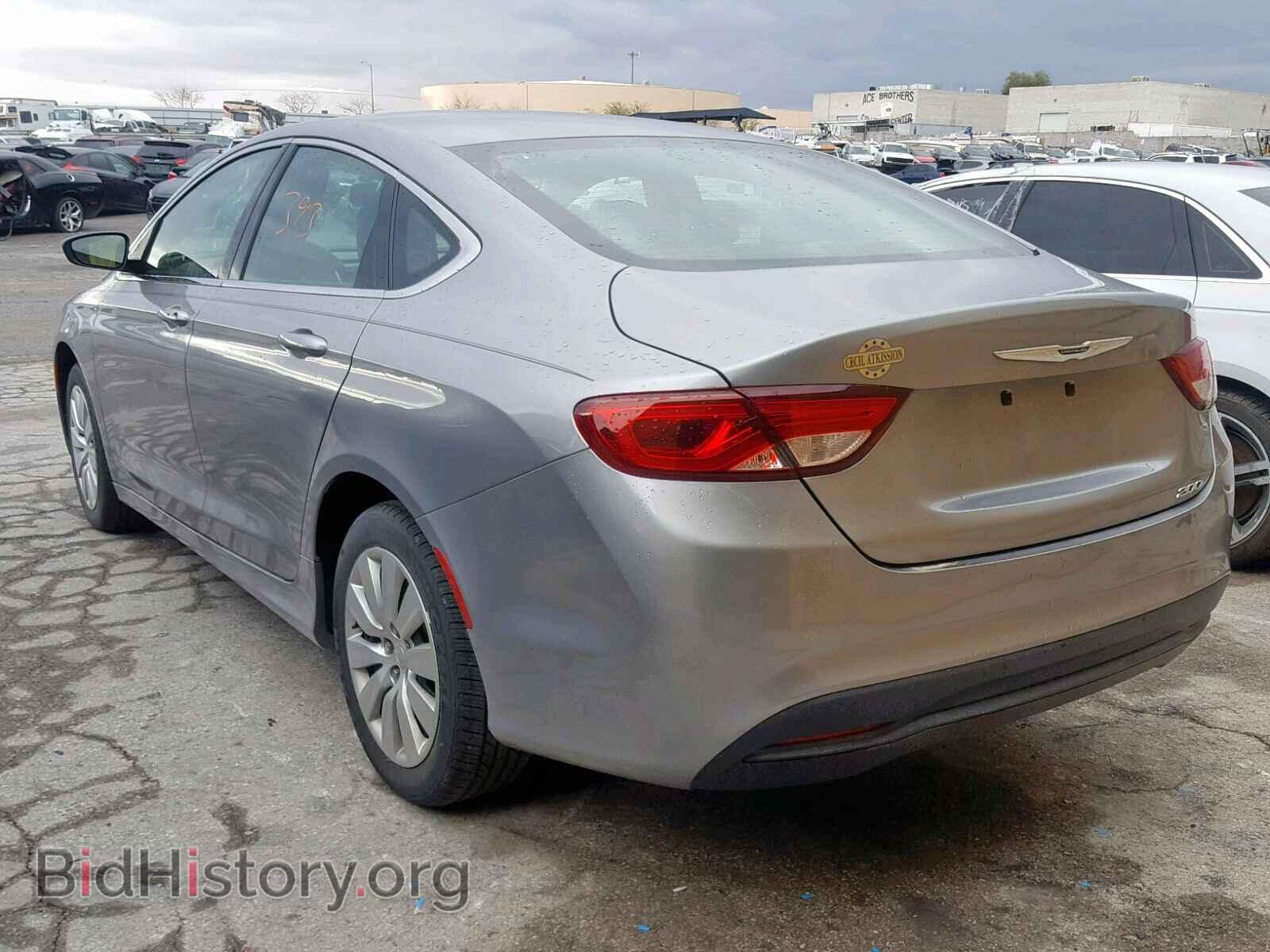 2016 CHRYSLER 200 - VIN: 1C3CCCFB7GN189293 - Фото 3
