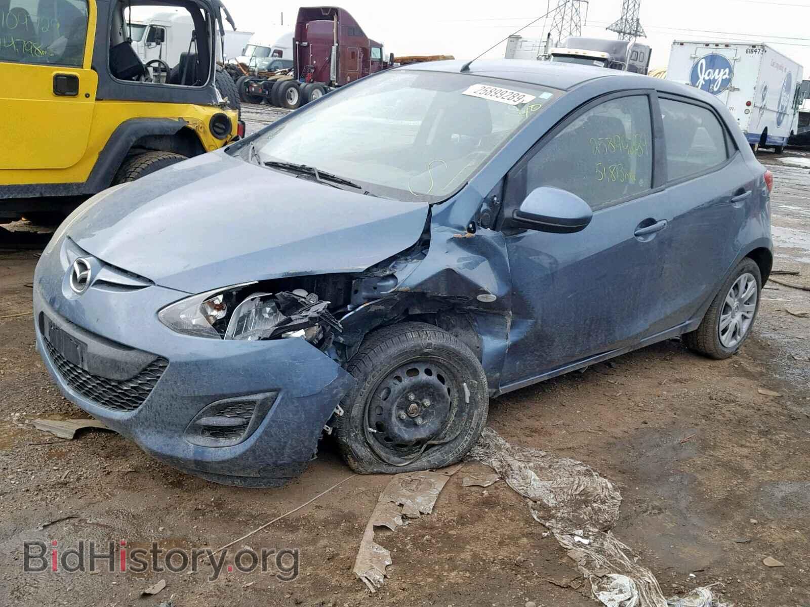 2014 MAZDA 2 - VIN: JM1DE1KY5E0181325 - Фото 2