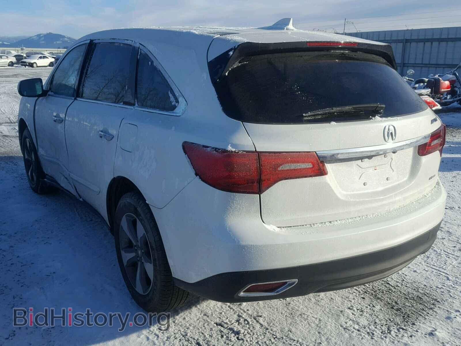 2016 ACURA MDX - VIN: 5FRYD4H20GB052579 - Фото 3