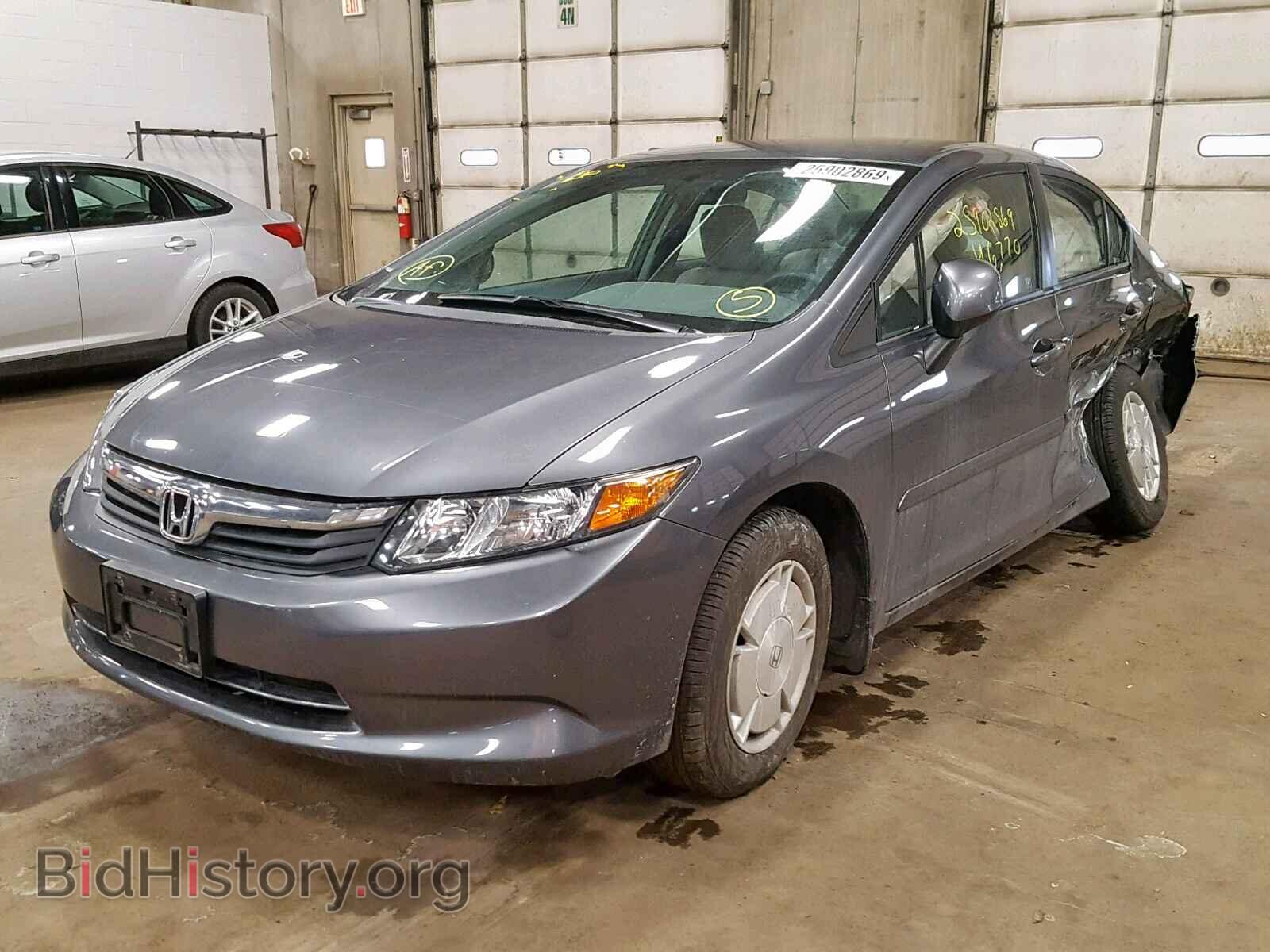 2012 HONDA CIVIC - VIN: 2HGFB2F61CH322496 - Фото 2
