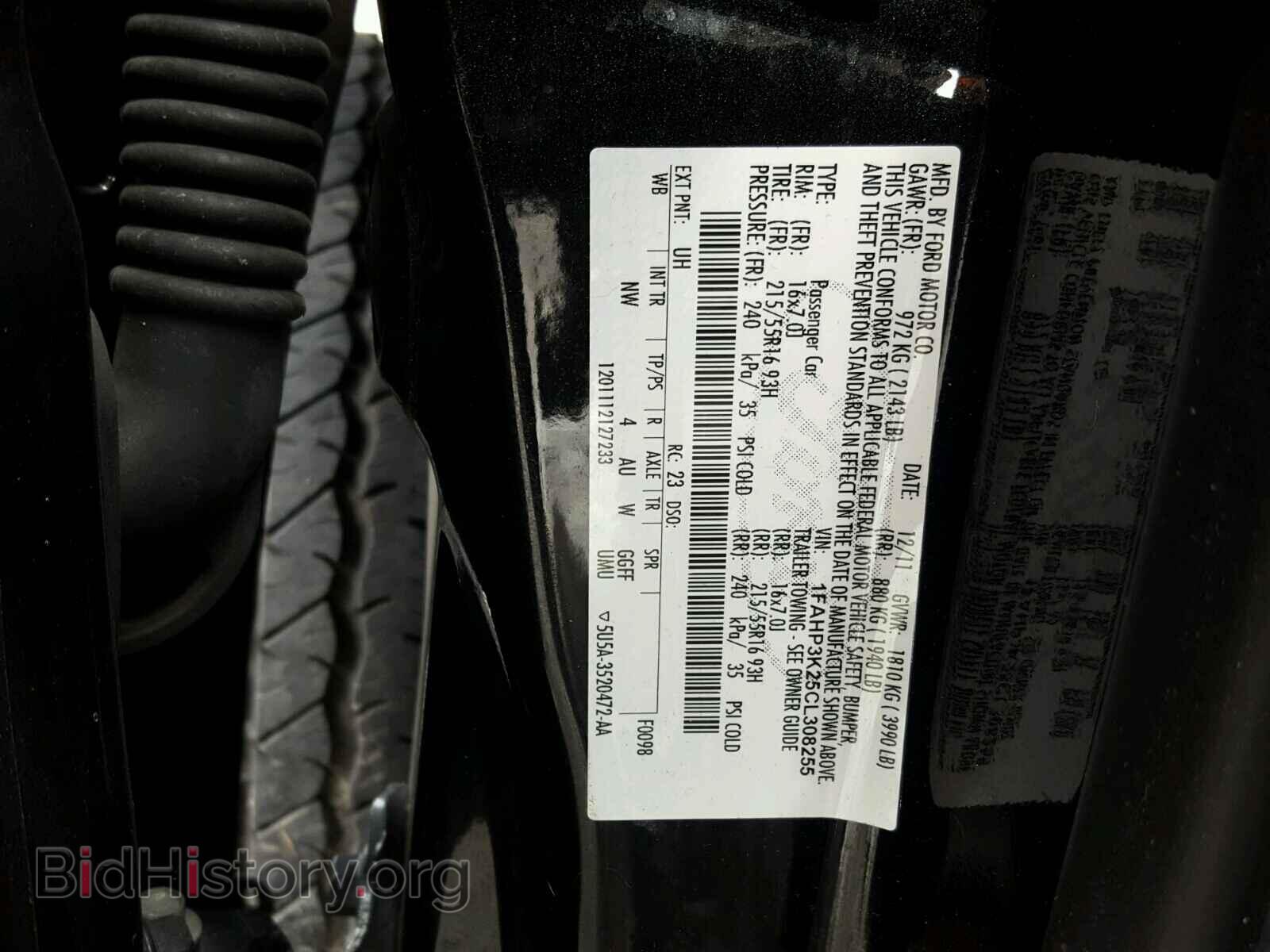 2012 FORD FOCUS - VIN: 1FAHP3K25CL308255 - Photo 10