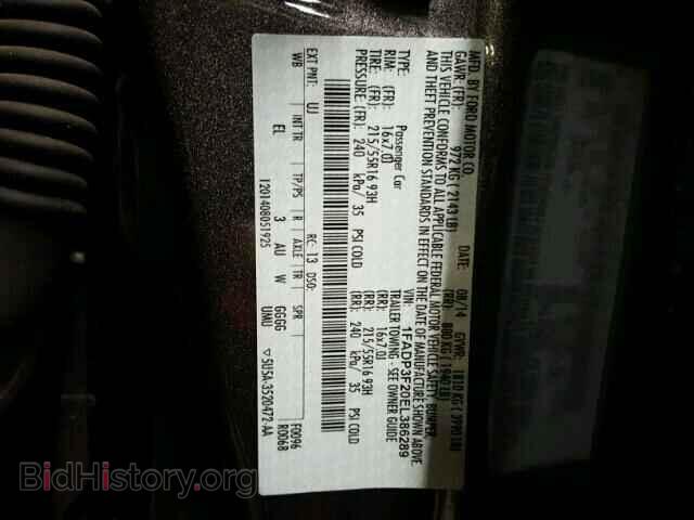 2014 FORD FOCUS - VIN: 1FADP3F20EL386289 - Photo 10
