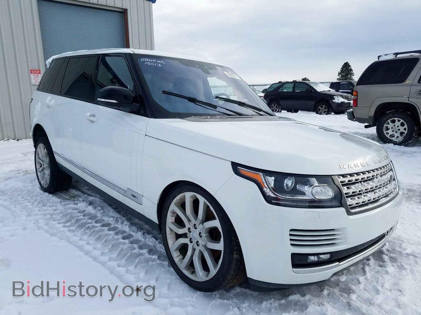 Фотография SALGS5FE7HA353679 - LAND ROVER RANGE ROVE 2017