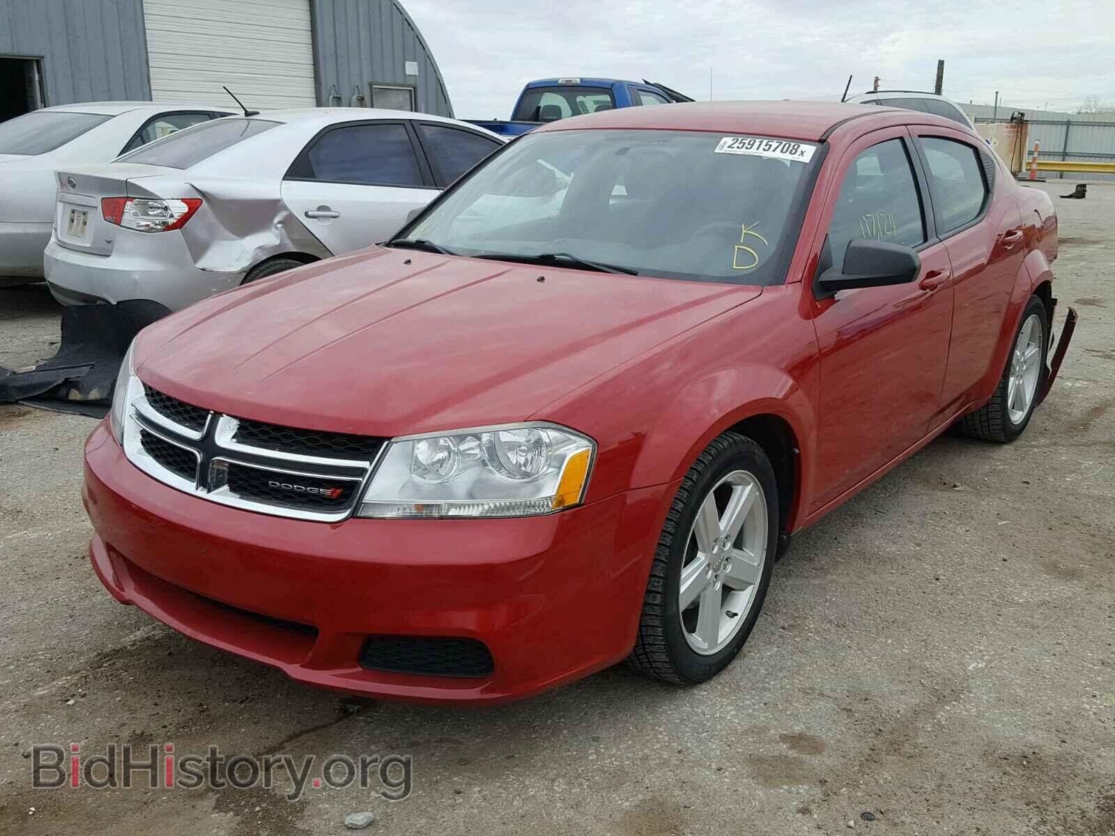 2013 DODGE AVENGER - VIN: 1C3CDZAB7DN644209 - Фото 2