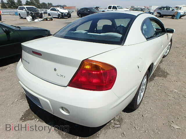2001 CHRYSLER SEBRING - VIN: 4C3AG52H11E063258 - Фото 4