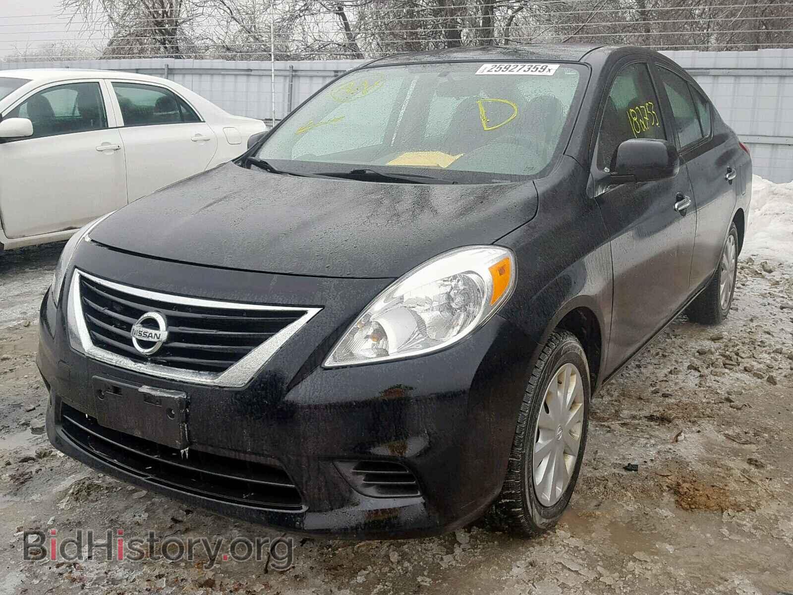 2012 NISSAN VERSA - VIN: 3N1CN7AP9CL891189 - Фото 2
