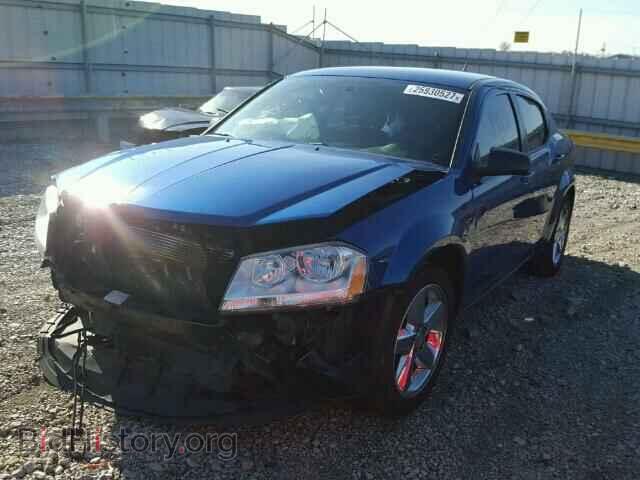 2013 DODGE AVENGER - VIN: 1C3CDZAG4DN750645 - Фото 2
