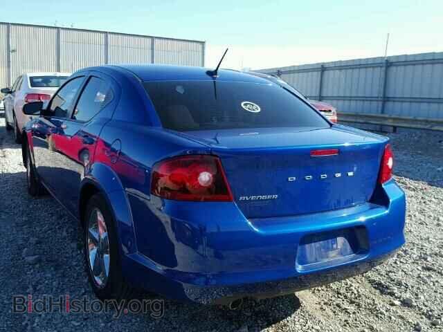 2013 DODGE AVENGER - VIN: 1C3CDZAG4DN750645 - Фото 3