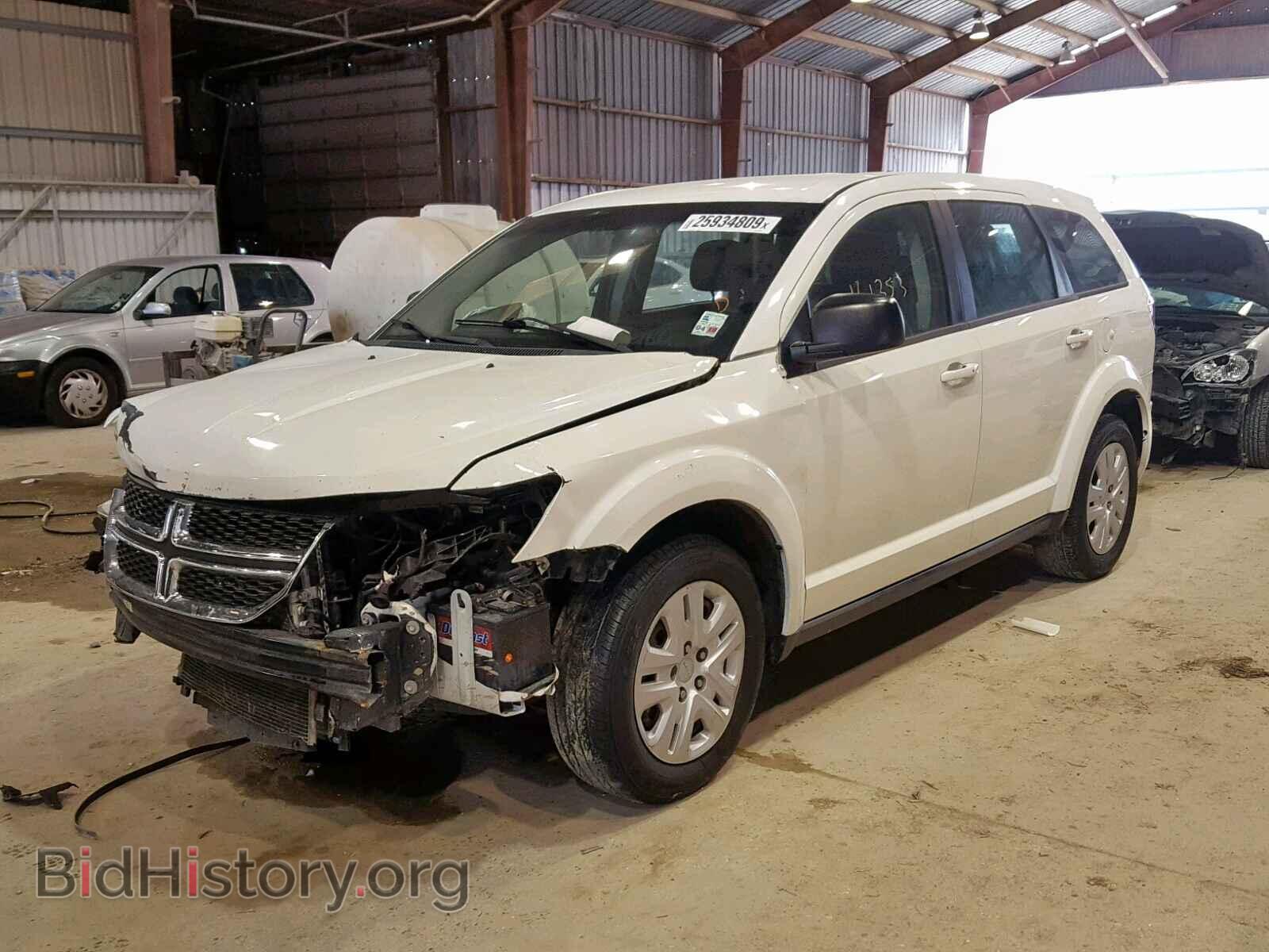 2014 DODGE JOURNEY SE - VIN: 3C4PDCAB4ET103162 - Фото 2
