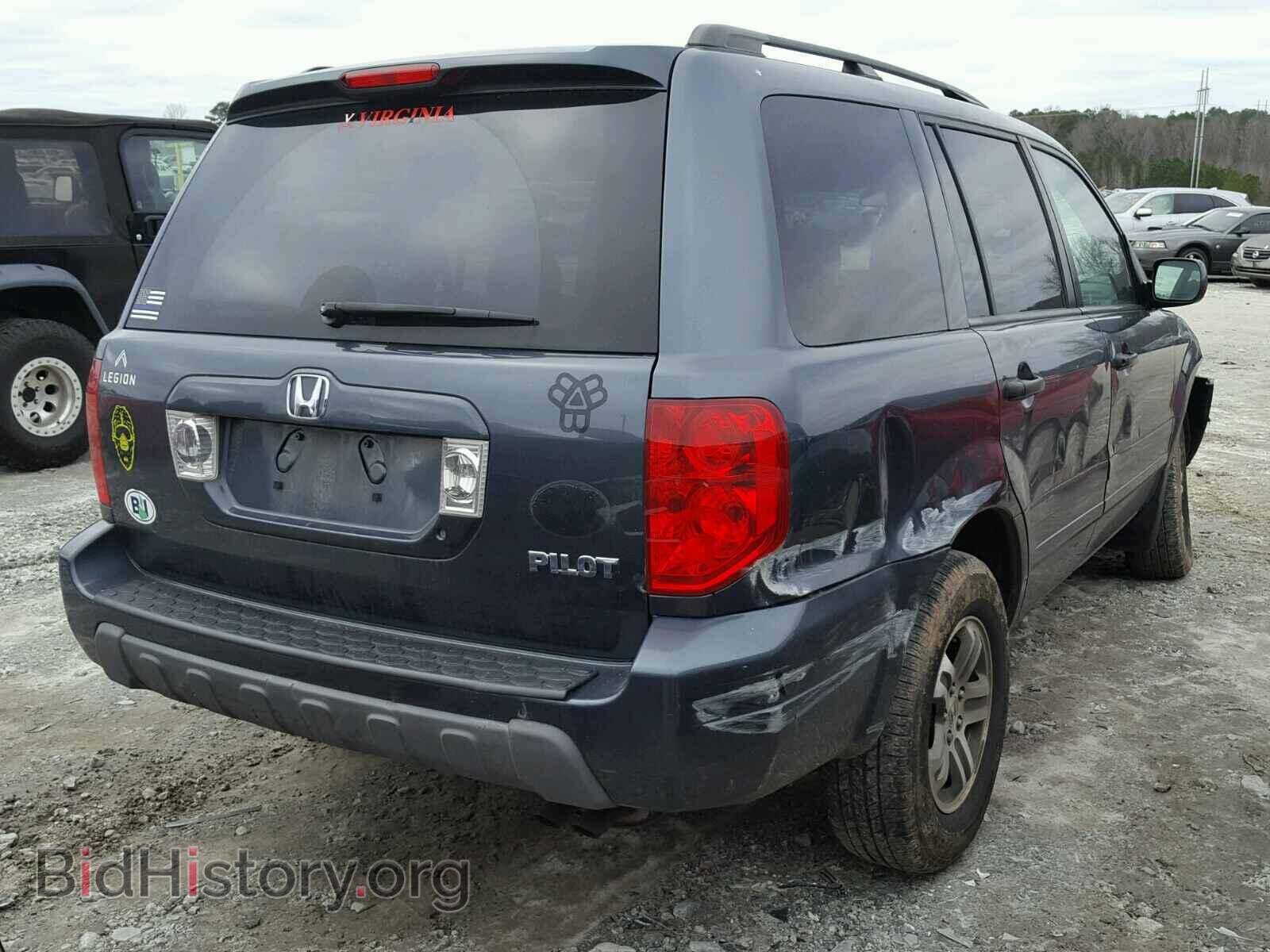 2005 HONDA PILOT - VIN: 5FNYF18595B059256 - Фото 4
