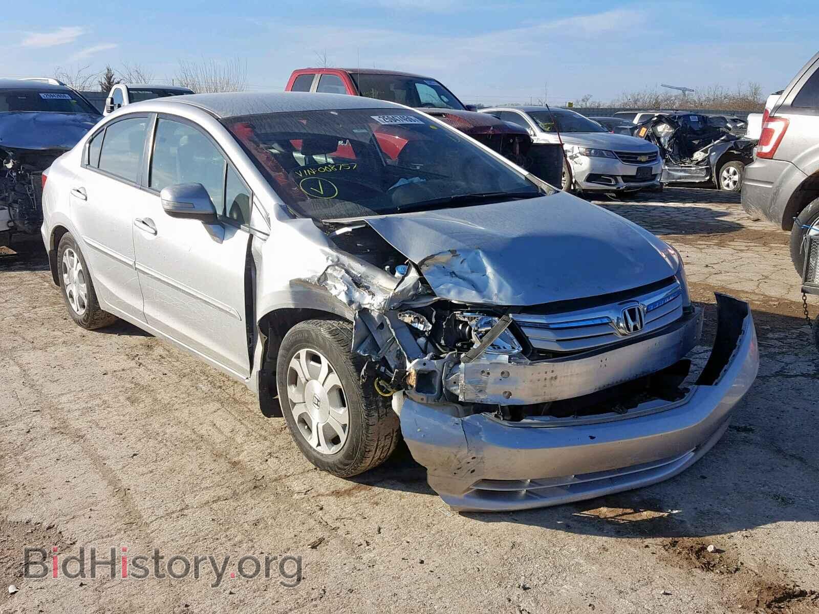 Photo JHMFB4F22CS008757 - HONDA CIVIC 2012