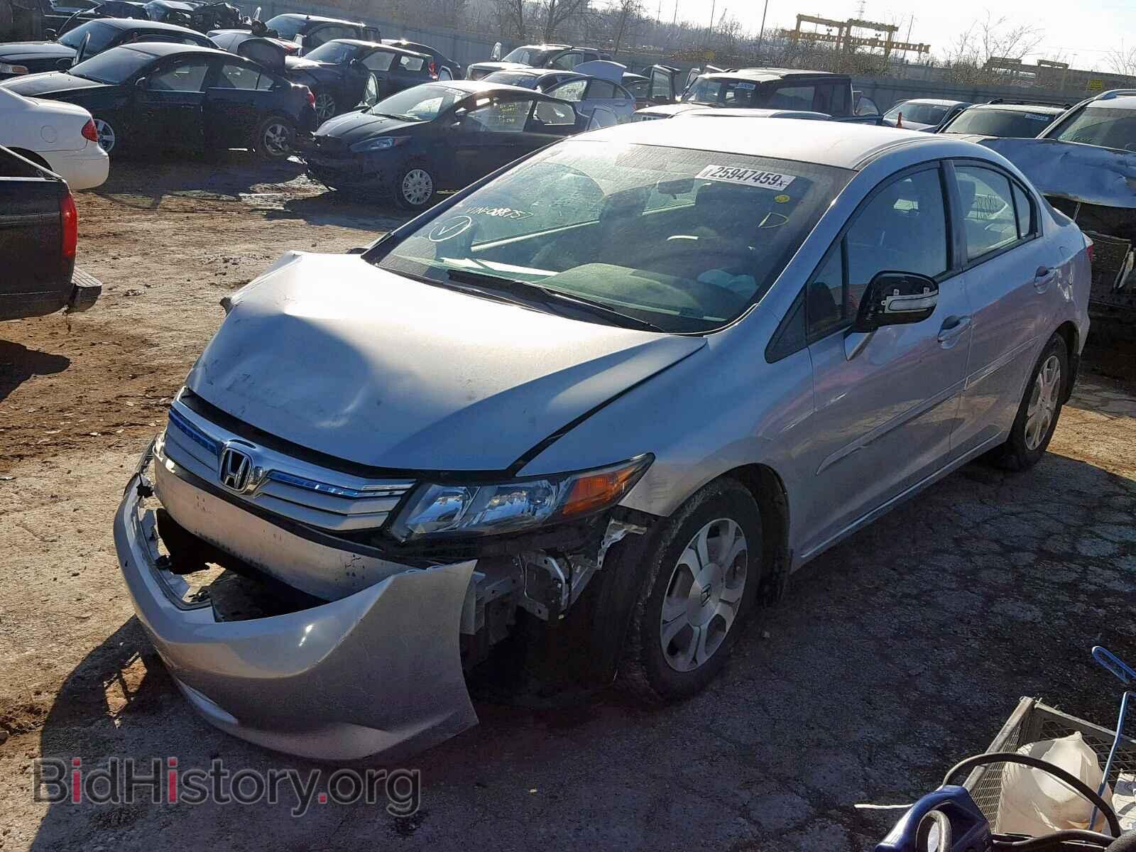 2012 HONDA CIVIC - VIN: JHMFB4F22CS008757 - Фото 2