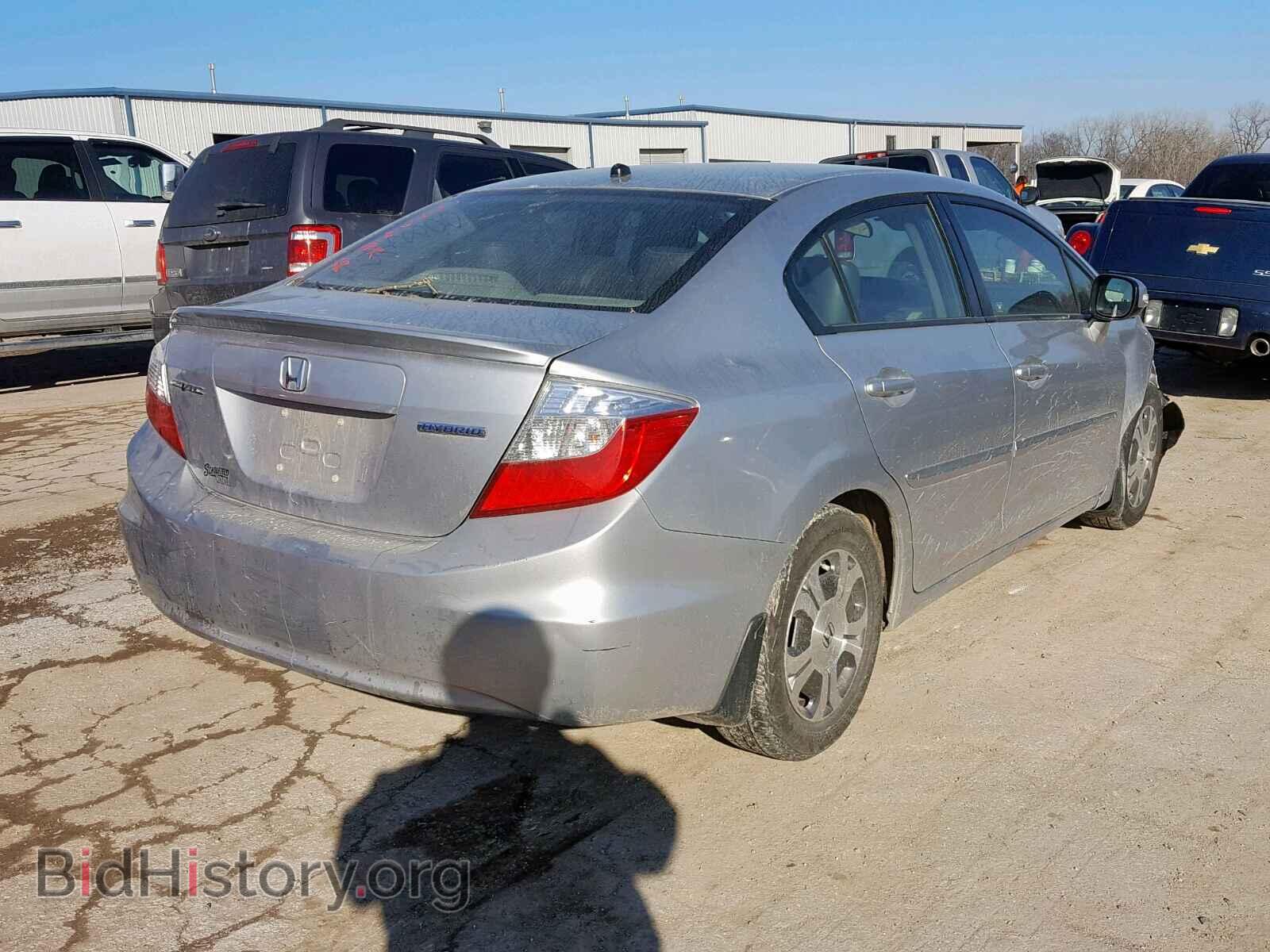 2012 HONDA CIVIC - VIN: JHMFB4F22CS008757 - Фото 4