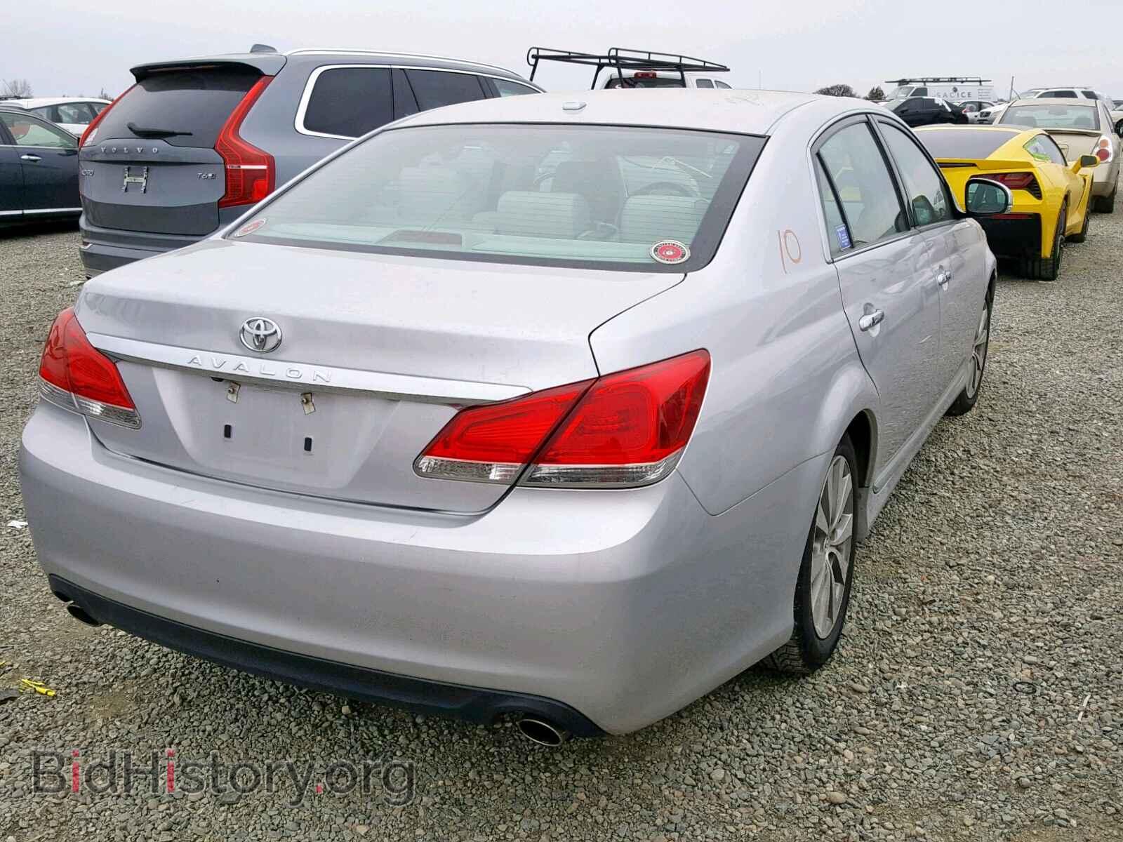 2012 TOYOTA AVALON - VIN: 4T1BK3DB7CU463326 - Фото 4