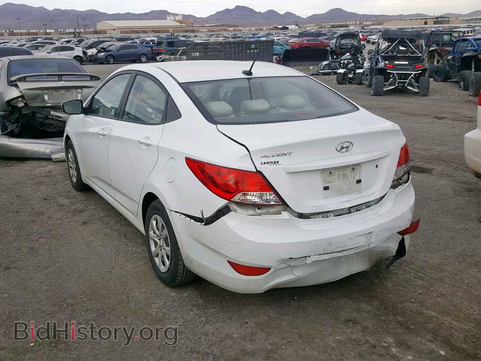 2013 HYUNDAI ACCENT - VIN: KMHCT4AE3DU384680 - Фото 3