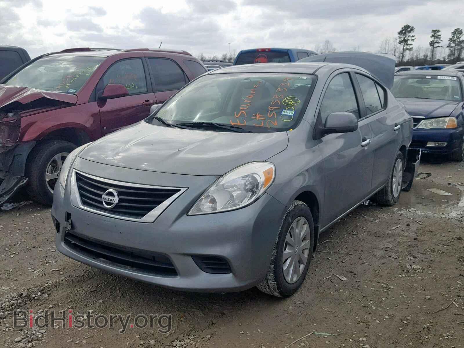 2012 NISSAN VERSA - VIN: 3N1CN7AP1CL908406 - Фото 2