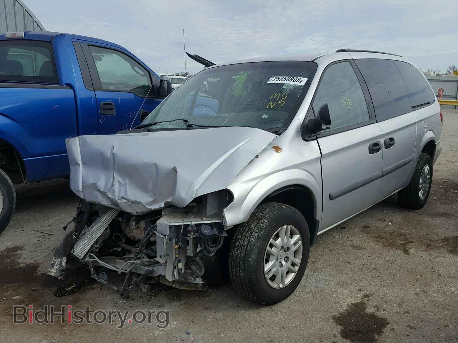 2007 DODGE CARAVAN - VIN: 1D4GP24R17B255496 - Фото 2