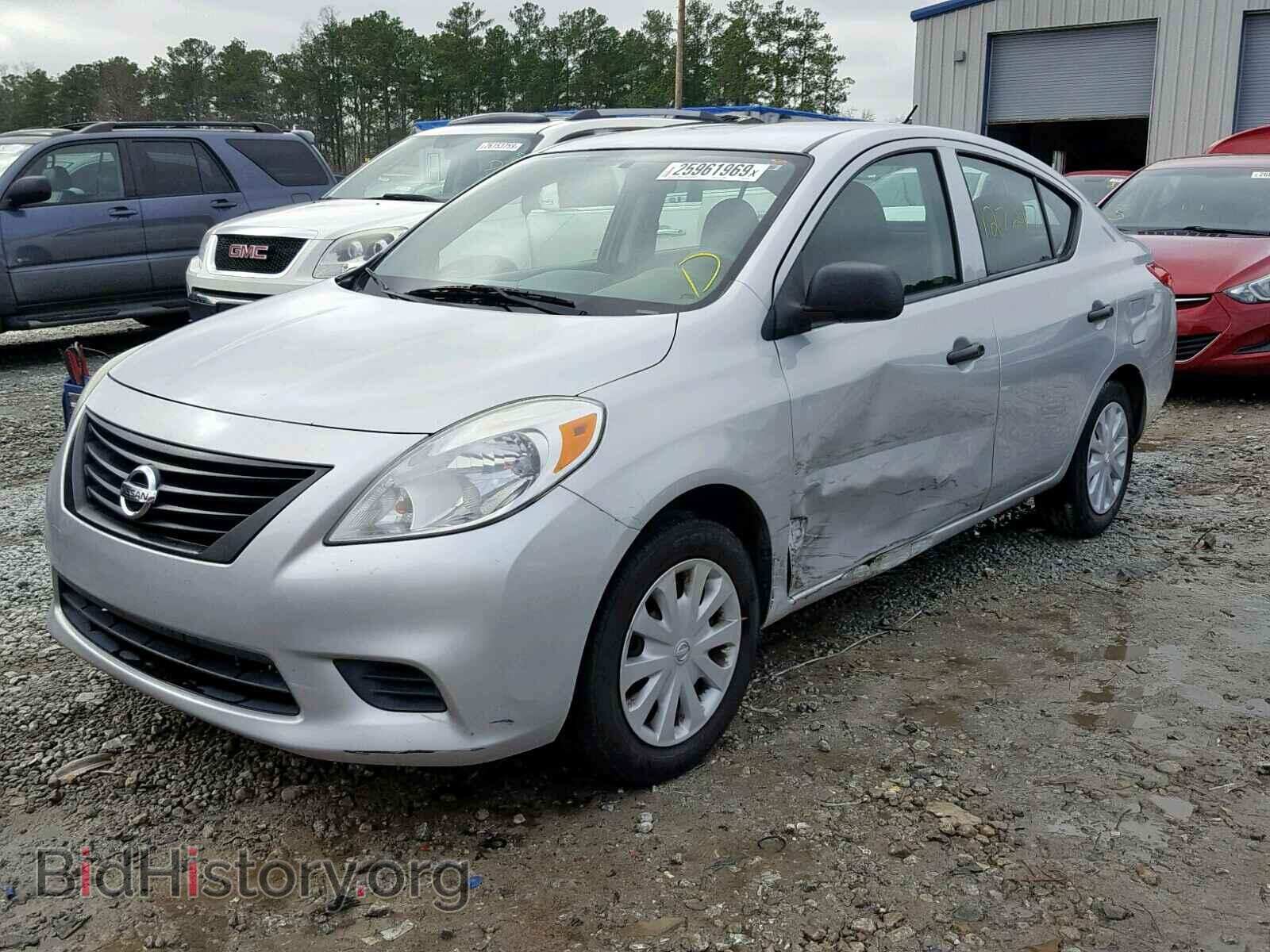 2012 NISSAN VERSA - VIN: 3N1CN7AP1CL810783 - Фото 2