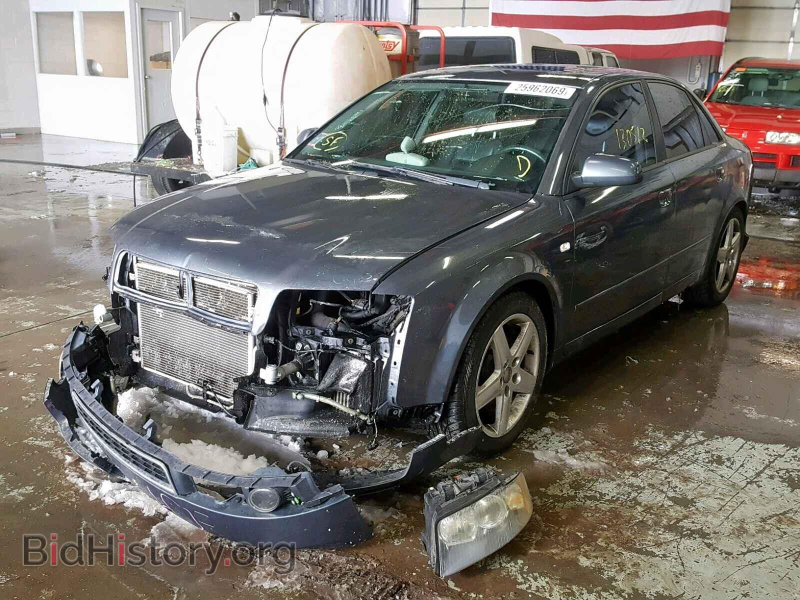 2005 AUDI A4 - VIN: WAULC68E45A062460 - Фото 2
