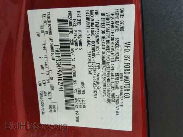 2009 FORD FOCUS - VIN: 1FAHP35N79W102741 - Photo 10