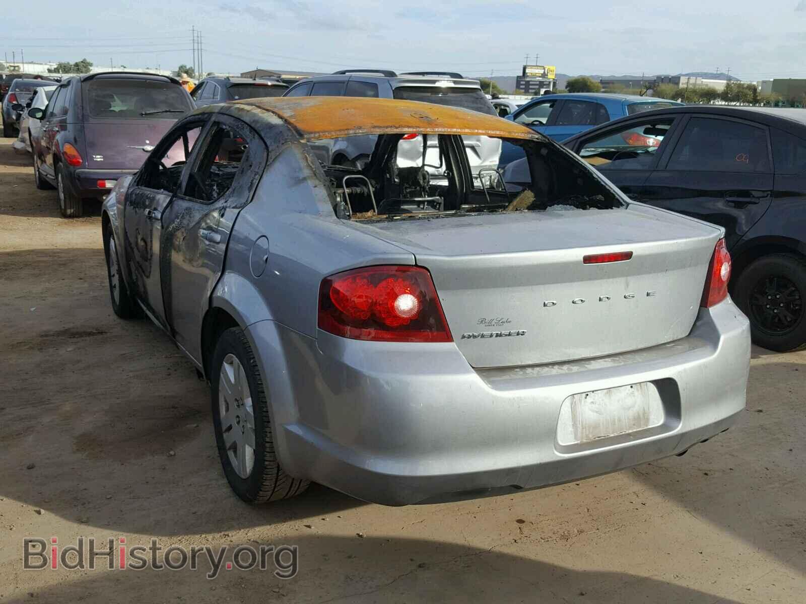 2014 DODGE AVENGER - VIN: 1C3CDZAB9EN237512 - Фото 3
