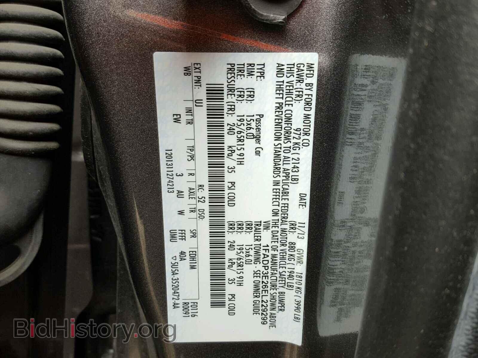 2014 FORD FOCUS - VIN: 1FADP3E26EL229299 - Photo 10