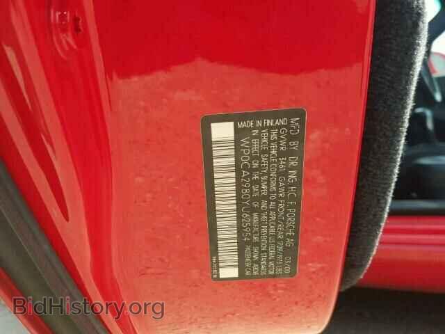 2000 PORSCHE BOXSTER - VIN: WP0CA2980YU625954 - Фото 10