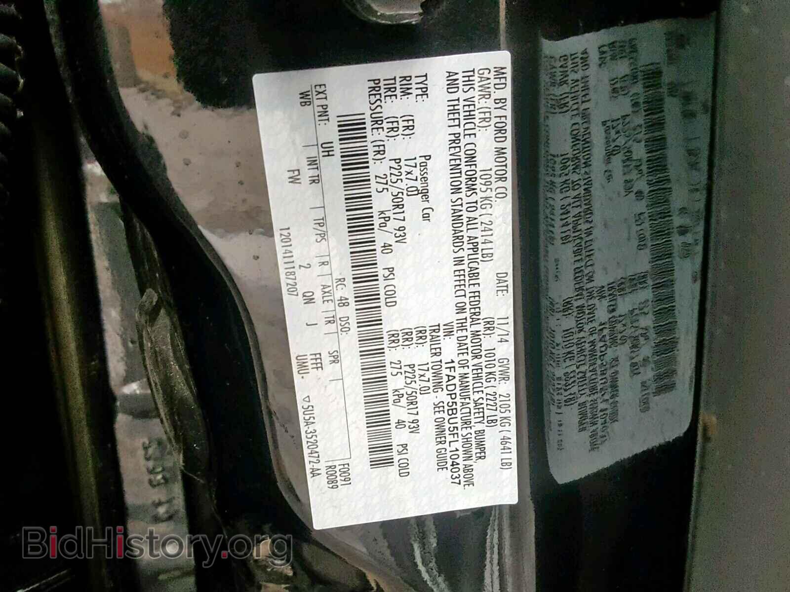 2015 FORD C-MAX SEL - VIN: 1FADP5BU5FL104037 - Фото 10