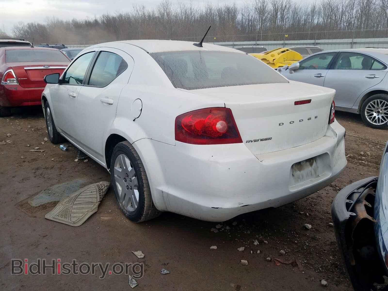 2012 DODGE AVENGER - VIN: 1C3CDZABXCN110166 - Фото 3