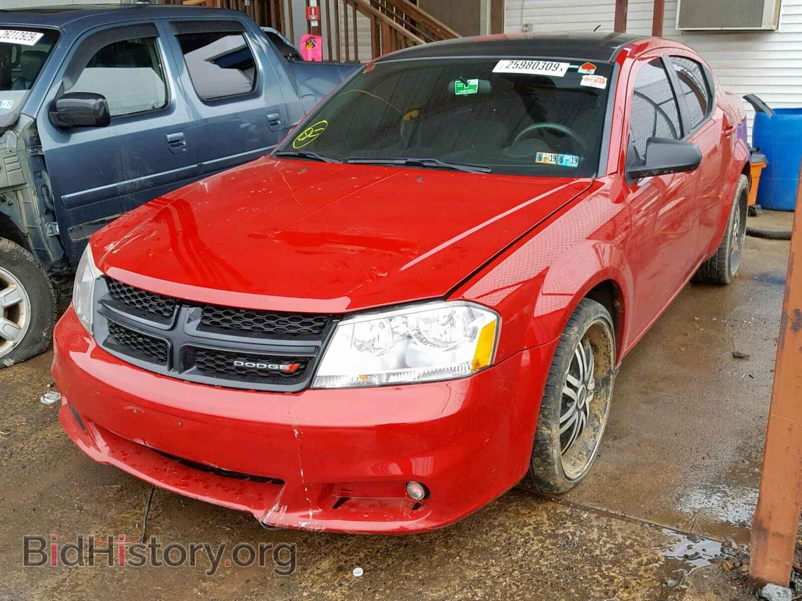 2014 DODGE AVENGER - VIN: 1C3CDZAB6EN223034 - Фото 2