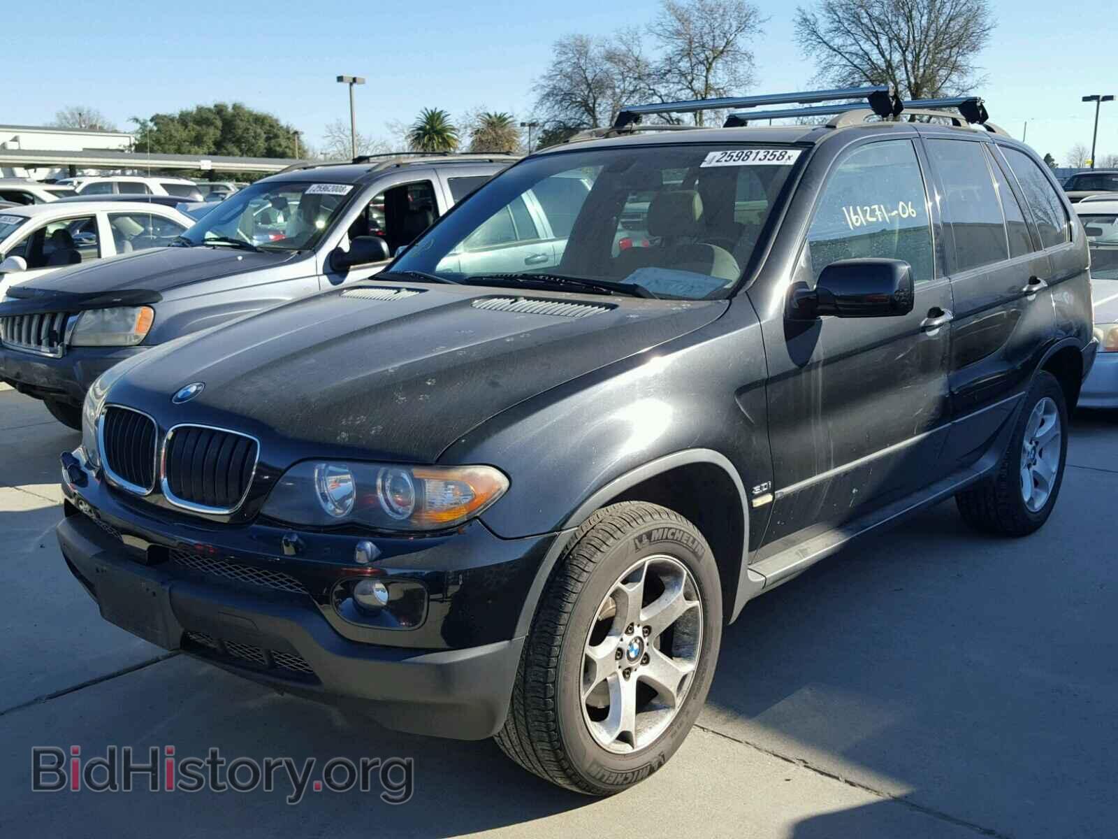 2006 BMW X5 - VIN: 5UXFA13516LY39875 - Фото 2