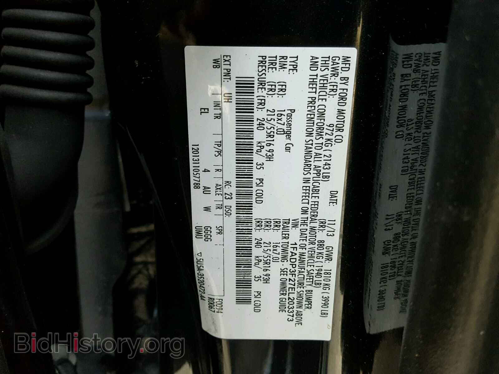 2014 FORD FOCUS - VIN: 1FADP3F27EL203373 - Photo 10