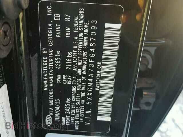 2015 KIA OPTIMA - VIN: 5XXGM4A73FG487093 - Photo 10