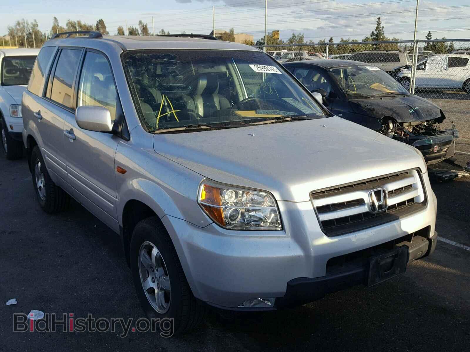 Фотография 5FNYF28767B020277 - HONDA PILOT 2007