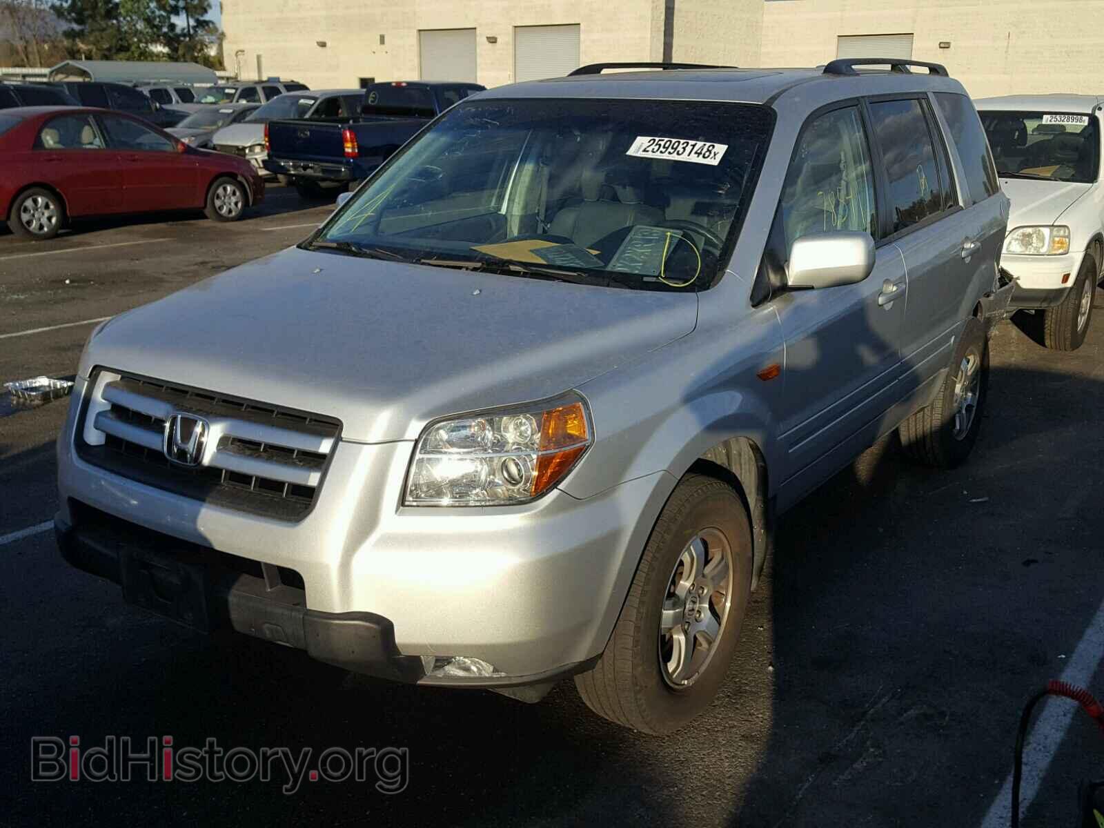 2007 HONDA PILOT - VIN: 5FNYF28767B020277 - Фото 2