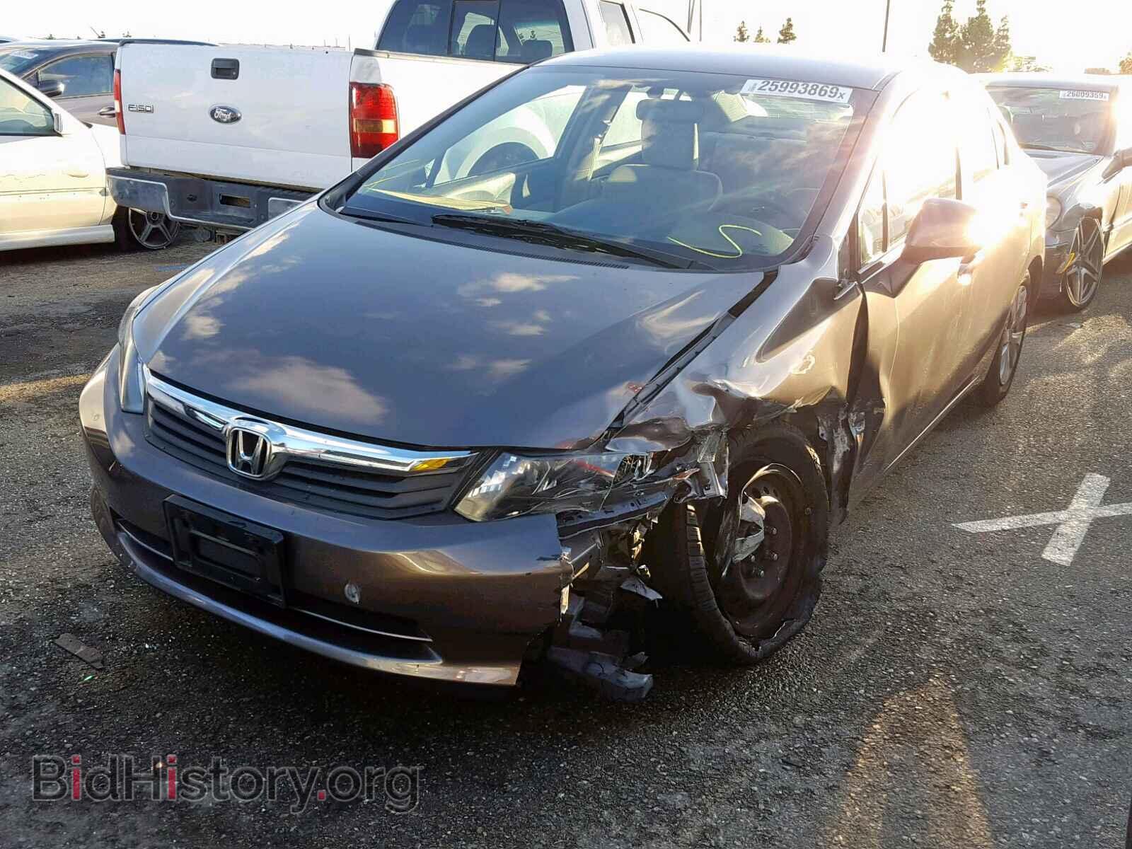 2012 HONDA CIVIC LX - VIN: 19XFB2F53CE360894 - Фото 2