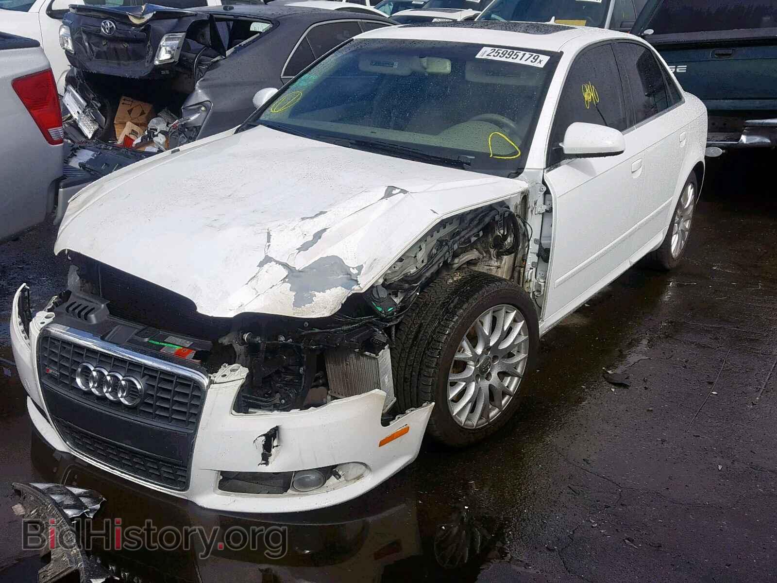 2008 AUDI A4 - VIN: WAUDF78E08A146135 - Фото 2