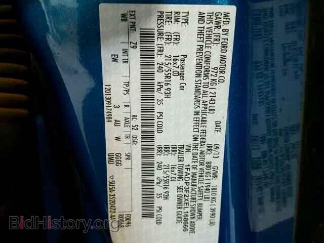 2014 FORD FOCUS - VIN: 1FADP3F2XEL168666 - Photo 10