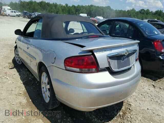 2004 CHRYSLER SEBRING - VIN: 1C3EL75R34N244705 - Фото 3