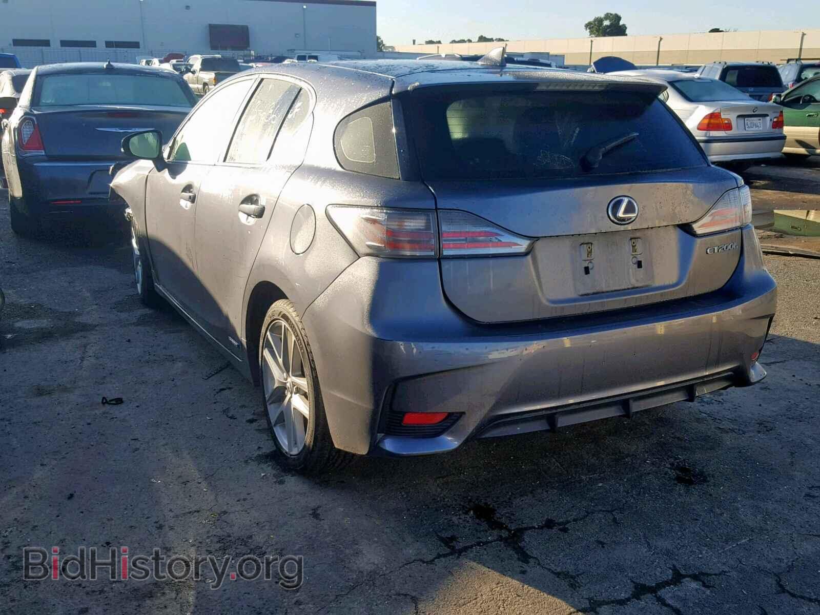 2014 LEXUS CT 200 - VIN: JTHKD5BH8E2183199 - Фото 3