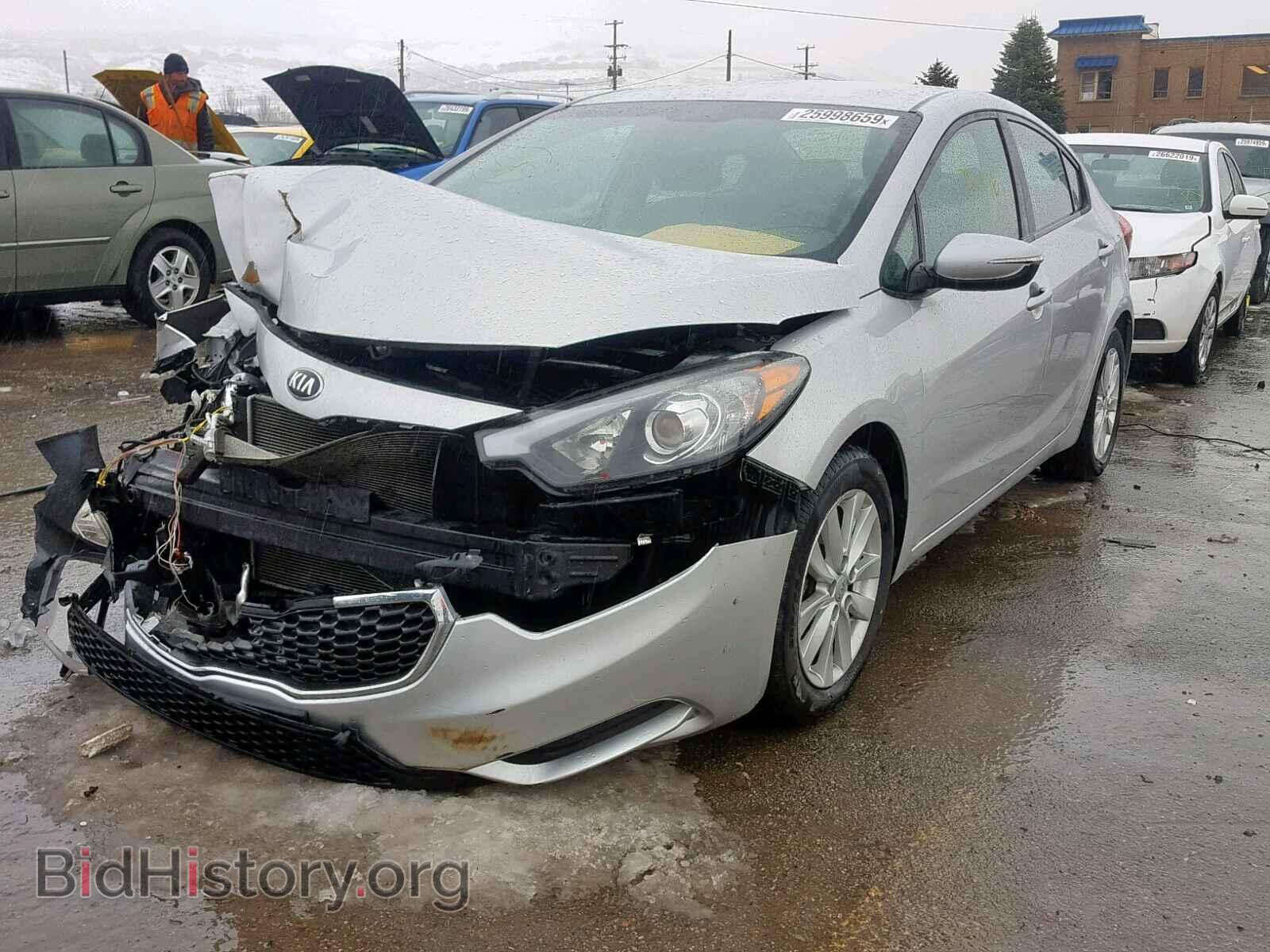 2014 KIA FORTE - VIN: KNAFX4A68E5100709 - Фото 2