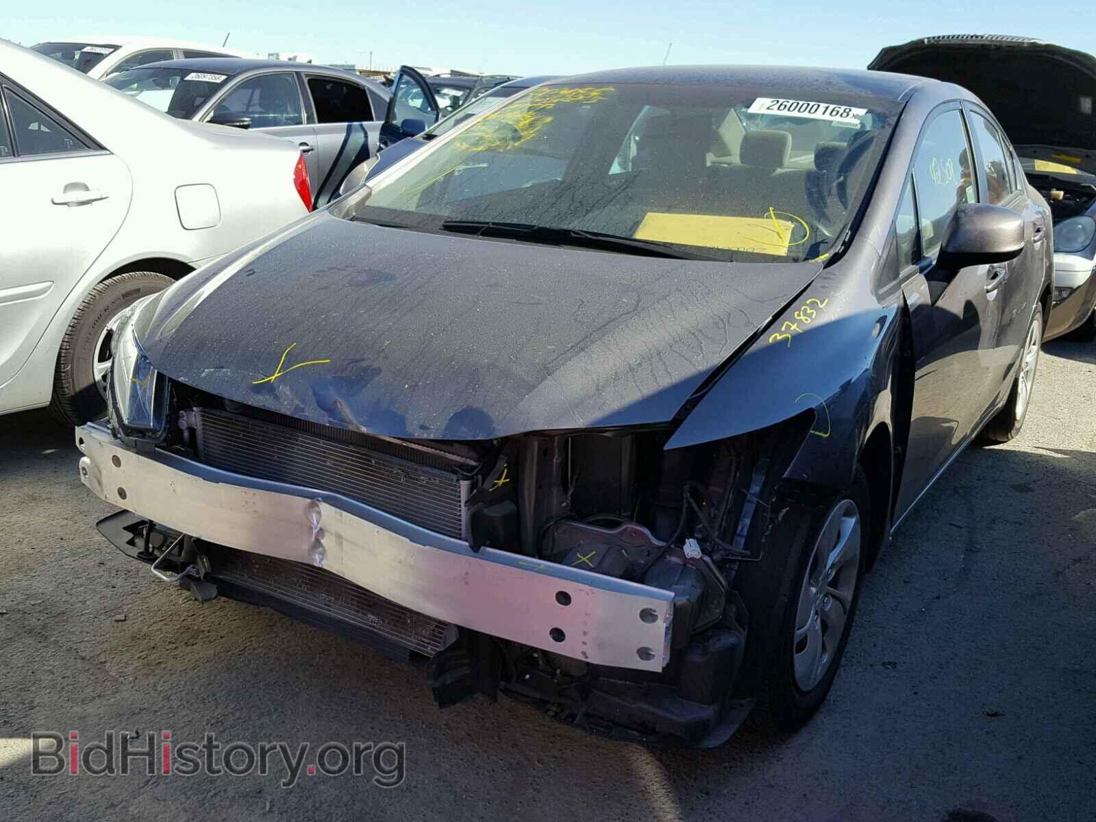 2013 HONDA CIVIC - VIN: 19XFB2F55DE200954 - Фото 2