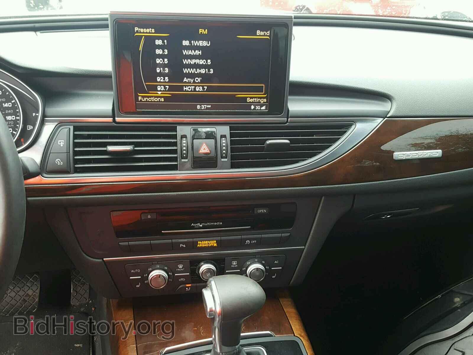 2013 AUDI A6 - VIN: WAUGFAFC1DN046799 - Photo 9