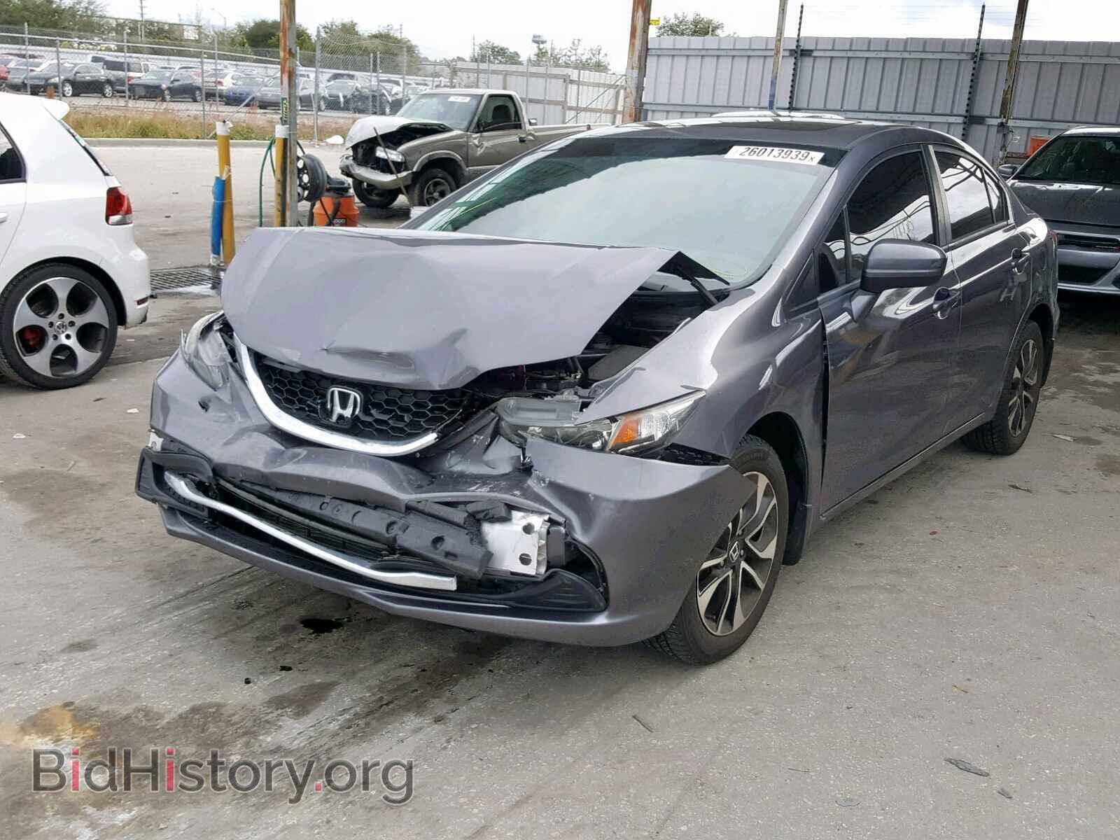 2014 HONDA CIVIC - VIN: 19XFB2F86EE067455 - Фото 2