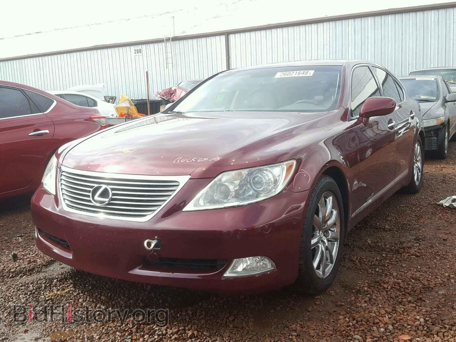 2007 LEXUS LS460 - VIN: JTHBL46F775051087 - Фото 2