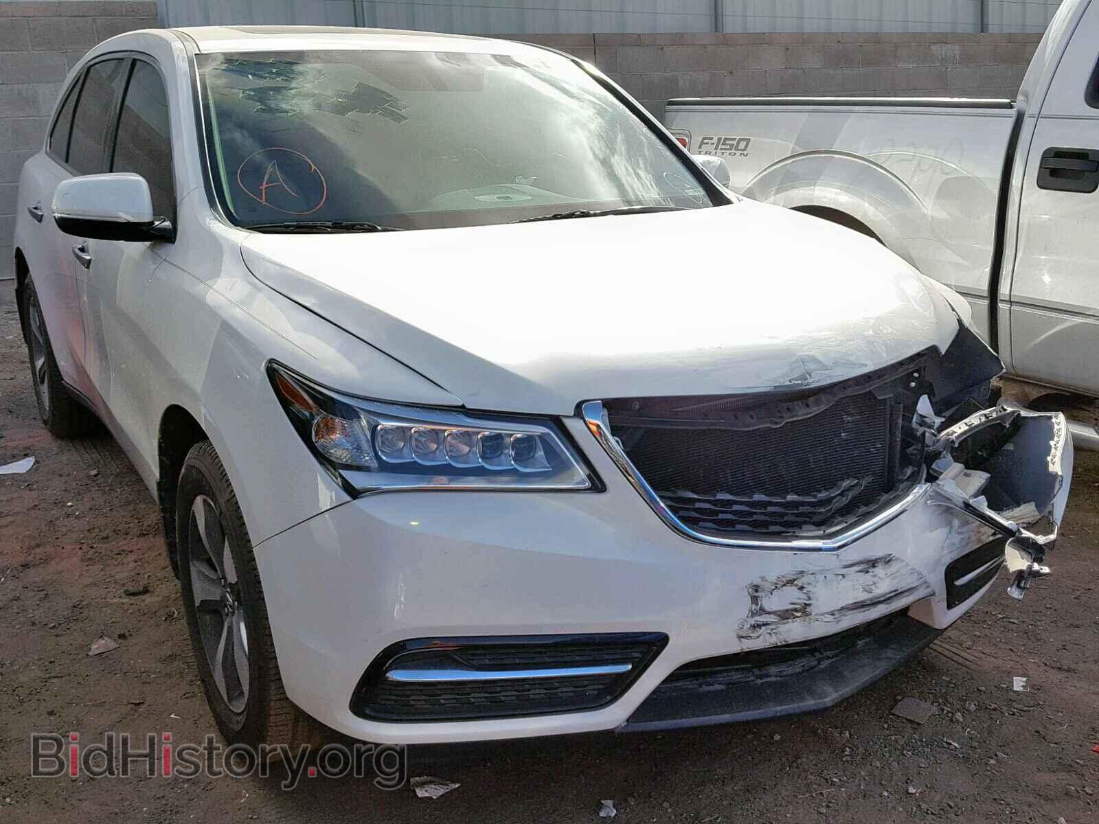 Фотография 5FRYD3H25EB011436 - ACURA MDX 2014