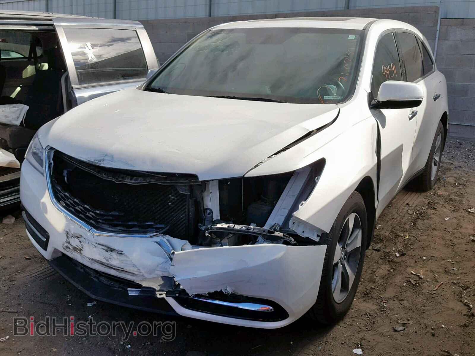 2014 ACURA MDX - VIN: 5FRYD3H25EB011436 - Фото 2