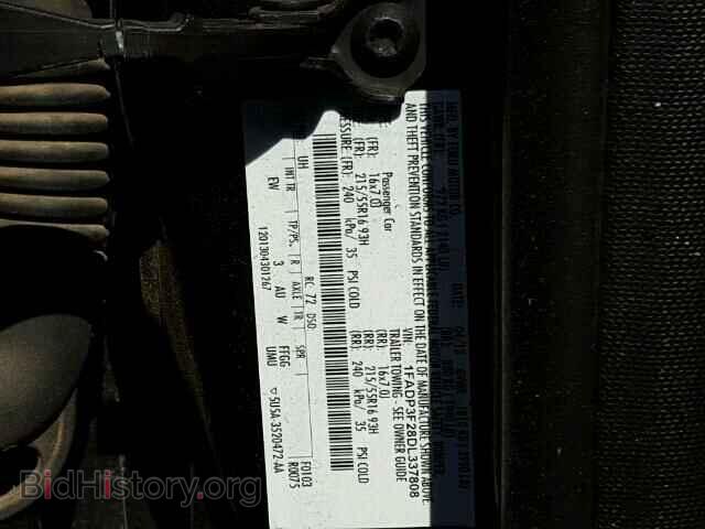 2013 FORD FOCUS - VIN: 1FADP3F28DL337808 - Фото 9