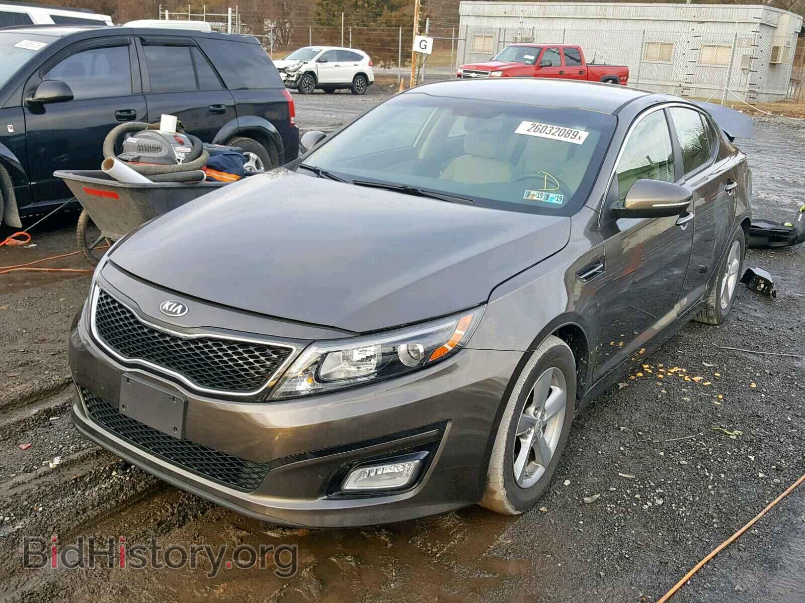2015 KIA OPTIMA - VIN: 5XXGM4A70FG401366 - Фото 2